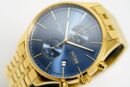 Hugo Boss Men's Watch Associate Yellow Gold Blue - HB1513841